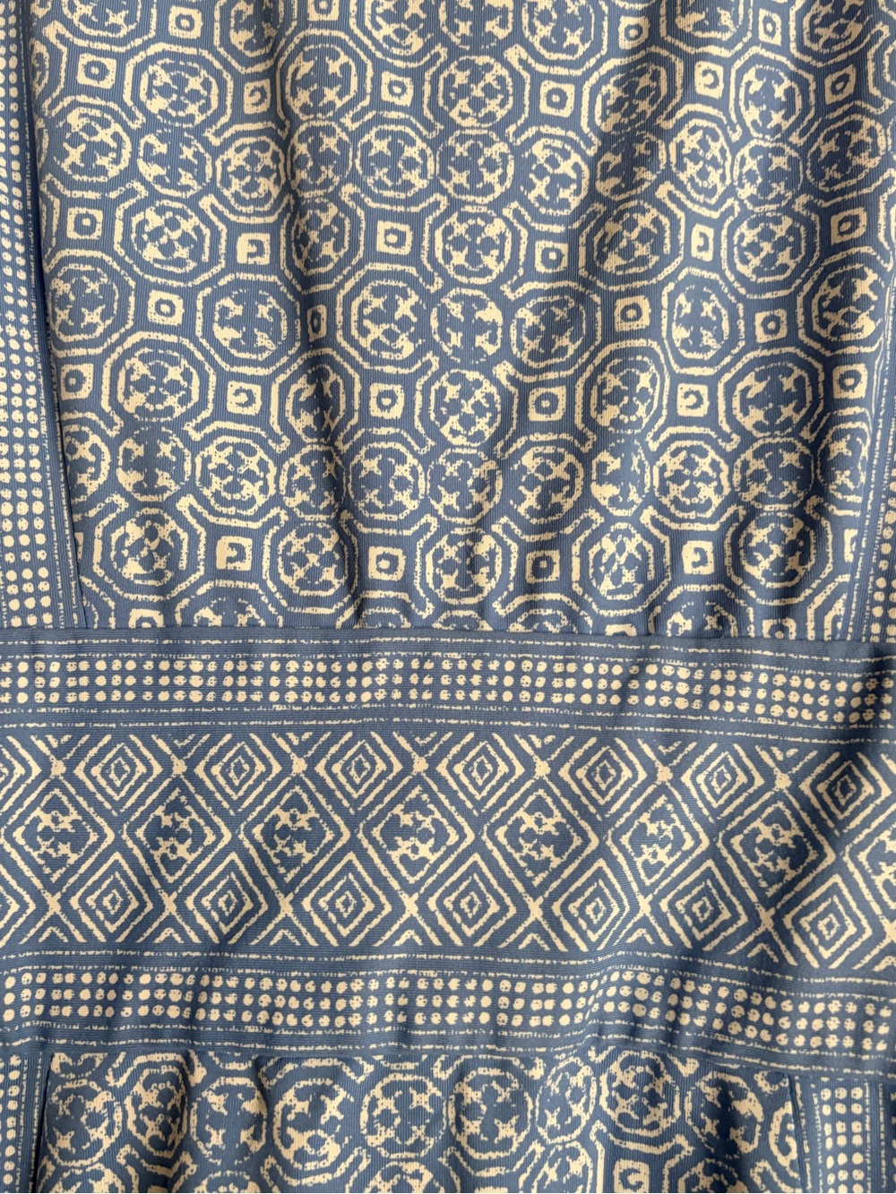 J. McLaughlin Blue Printed Sleeveless Midi Dress - Picture 7 of 11